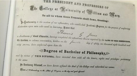 An 1897 diploma